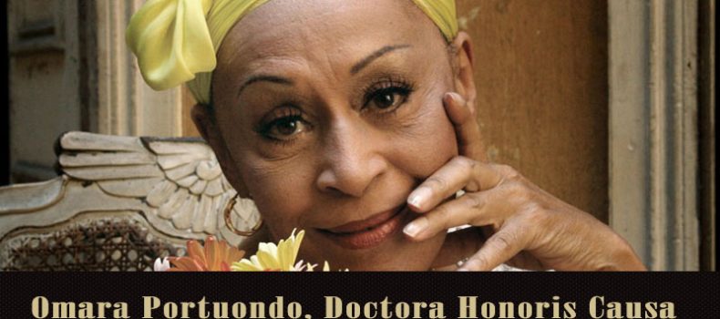 Omara Portuondo recibe el título Doctora Honoris Causa