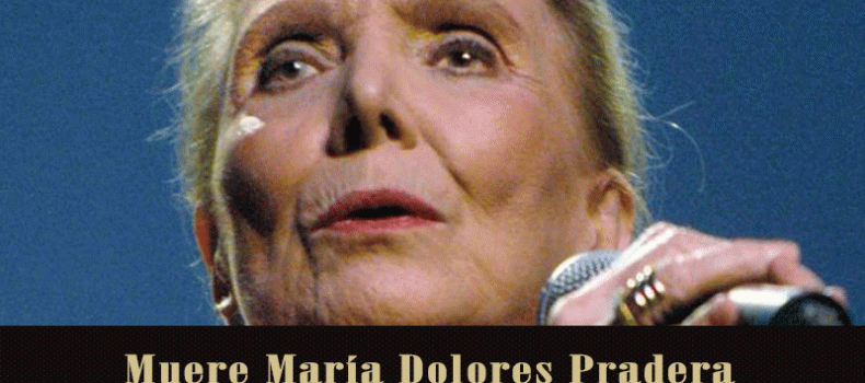 Muere María Dolores Pradera en Madrid a los 93 años