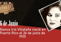 Blanca Iris Villafañe nació en Puerto Rico el 26 de junio de 1935