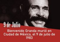 Bienvenido Granda murió en Ciudad de México, el 9 de julio de 1983