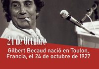 Gilbert Becaud nació en Toulon, Francia, el 24 de octubre de 1927