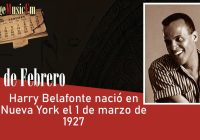 Harry Belafonte nació en Nueva York el 1 de marzo de 1927