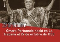 Omara Portuondo nació en La Habana el 29 de octubre de 1930