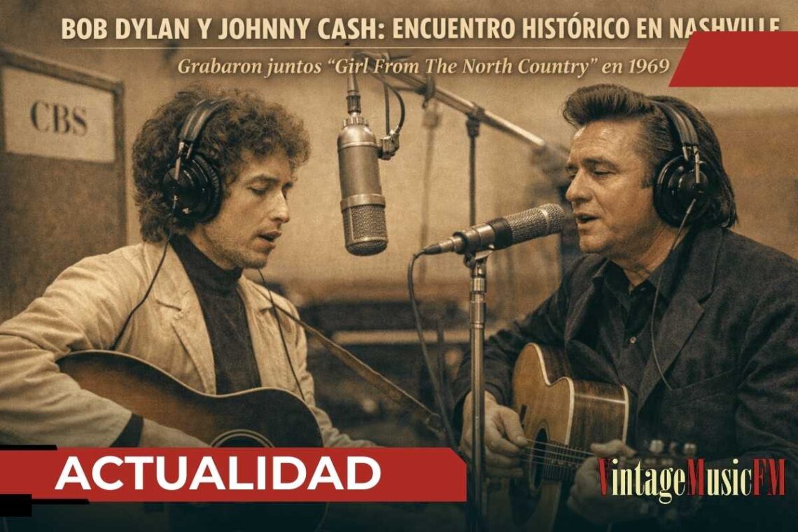 Hace 57 años Bob Dylan y Johnny Cash sellaron un encuentro histórico en Nashville