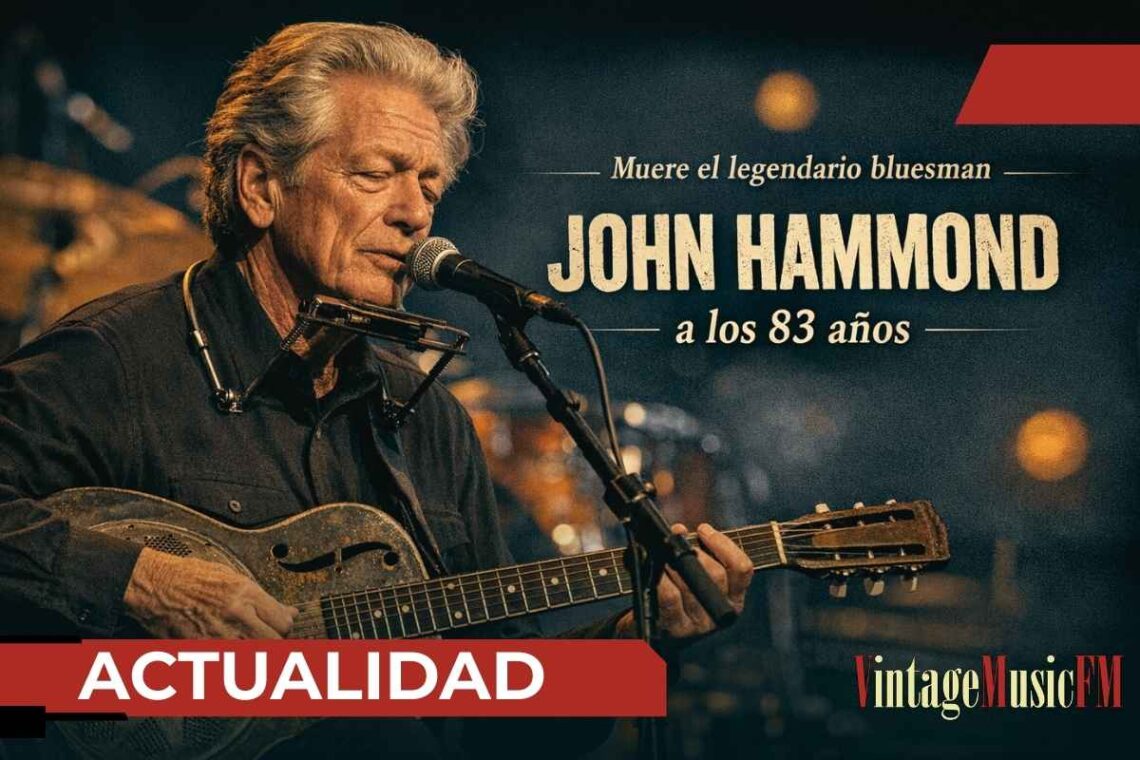 Muere el legendario bluesman John Hammond a los 83 años