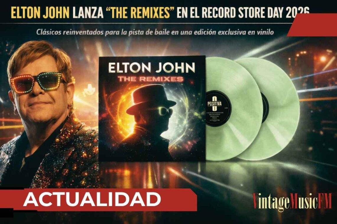 Elton John lanza «The Remixes» en el Record Store Day 2026