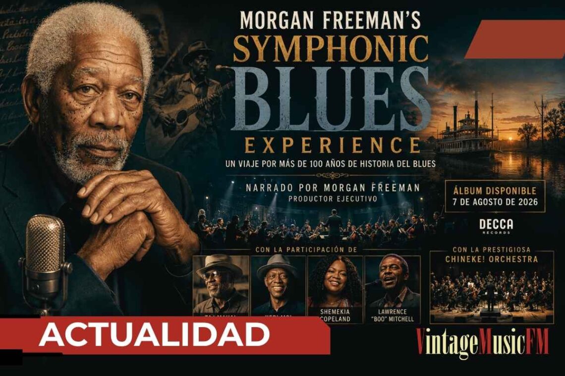 Morgan Freeman’s Symphonic Blues Experience: el viaje musical con el que Morgan Freeman rinde homenaje a un siglo de blues