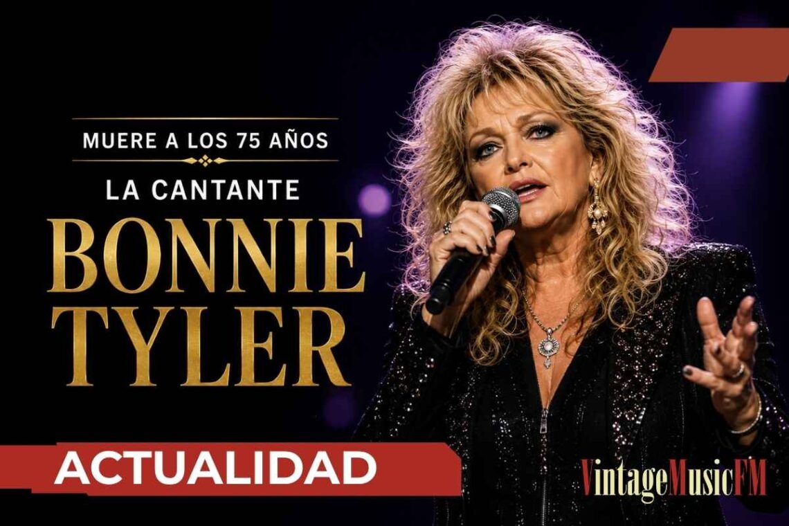 Adiós a Bonnie Tyler, la voz inconfundible que marcó una época