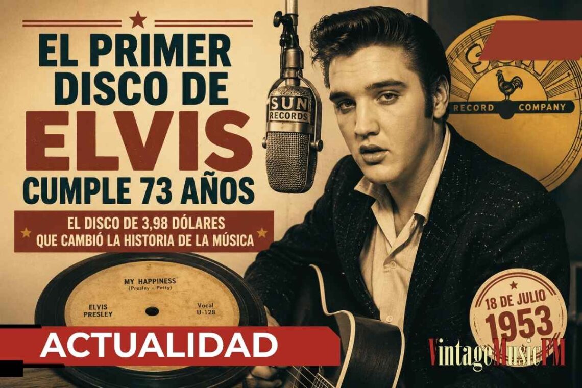 El primer disco de Elvis cumple 73 años