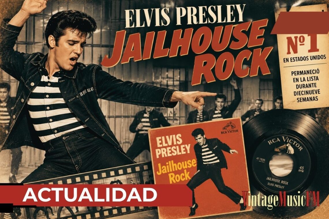 23 de septiembre de 1957: Elvis Presley lanza “Jailhouse Rock” y vuelve a conquistar el número 1