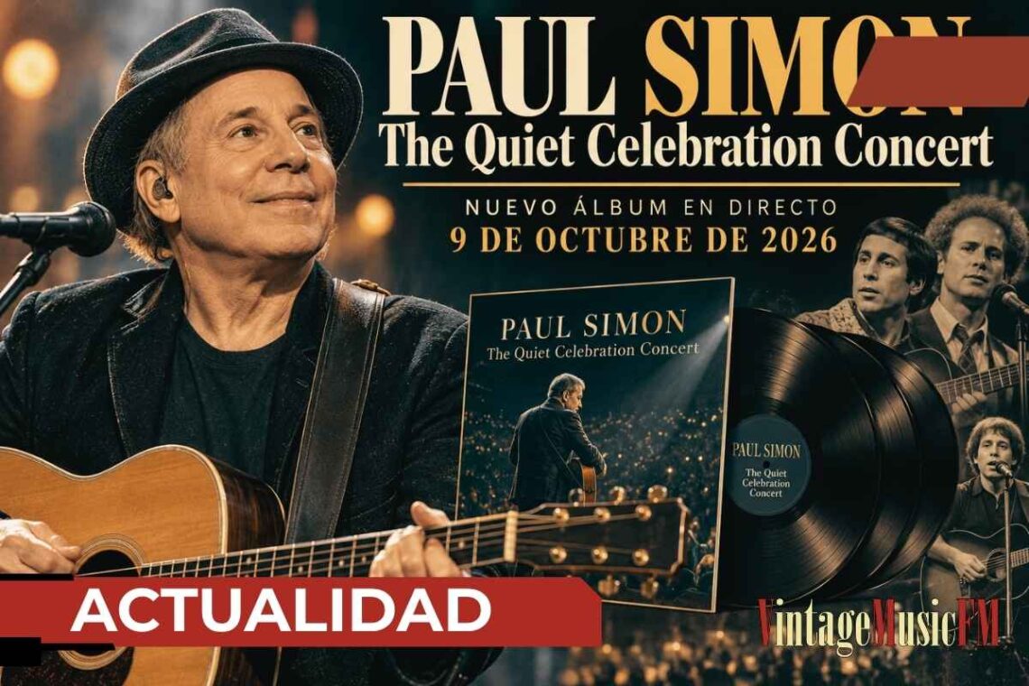 Paul Simon anuncia The Quiet Celebration Concert, un nuevo álbum en directo que llegará el 9 de octubre